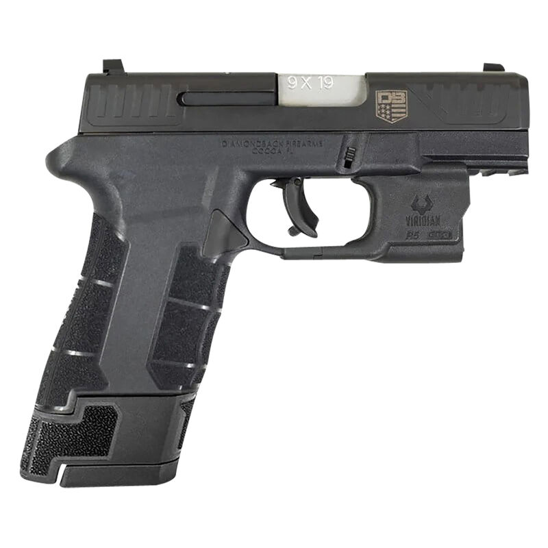 Handguns Diamondback Firearms 3.50" 9mm DIA DB0301P001  9MM SUBCMP    3.5 17R  LS/HLST BLK • Model: 3.50"